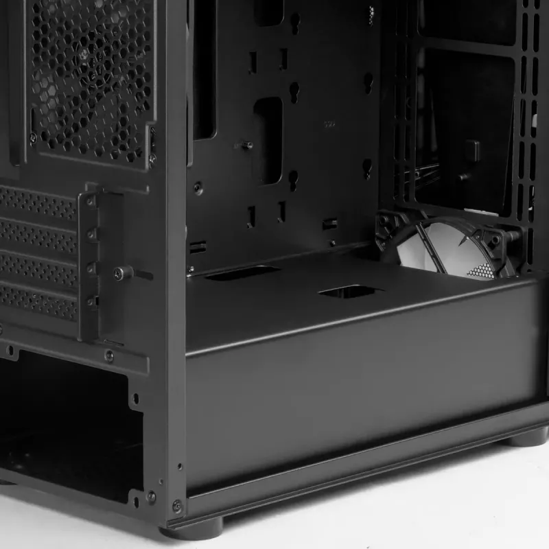 Caja de PC Silverstone FARA V1M PRO torre negra