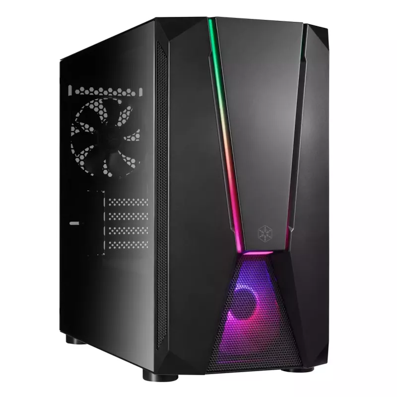 Caja de PC Silverstone FARA V1M PRO torre negra