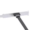 Tapa de ranura PCI InLine, USB-C a USB 3.2 panel frontal Key-A interno, 0,5 m