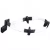 SilverStone SST-PP07-BTSW cable alargador de alimentación de Molex de 4 pines a 4x SATA, 0,3 m, blanco