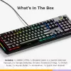 Teclado gaming mecánico GLORIOUS GMMK 3 PRO 100% Prebuilt Cableado USB Negro US QWERTY RGB