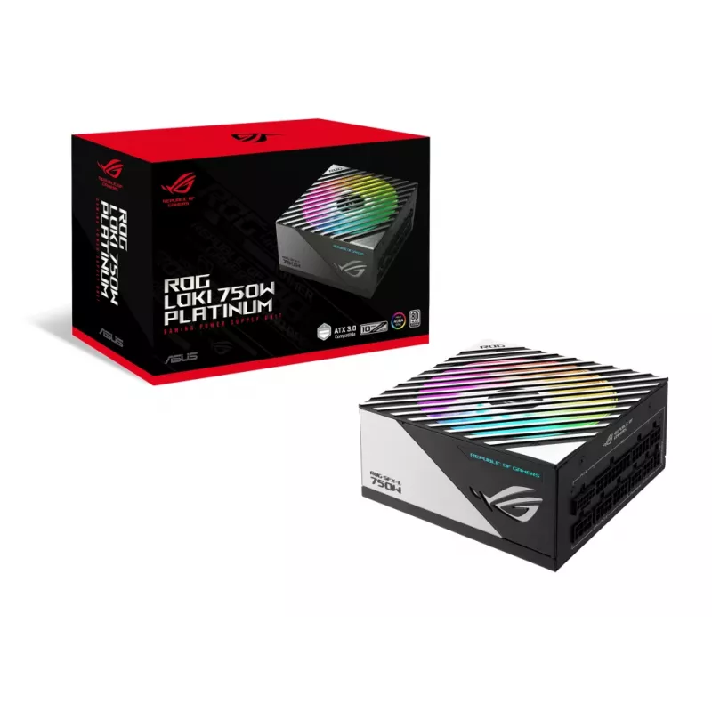 Fuente de alimentación ASUS ROG Loki SFX-L 750W Platinum 20+4 pin ATX Negro, Plata