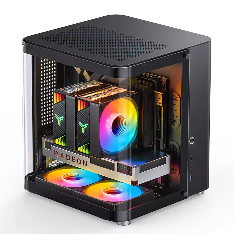 Carcasa PC Jonsbo TK-1 2.0 Mini Tower Negro