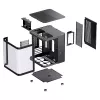 Carcasa PC Jonsbo TK-1 2.0 Mini Tower Negro