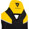 Silla gaming universal ThunderX3 TC5 Air Tech Asiento acolchado Negro Amarillo