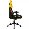 Silla gaming universal ThunderX3 TC5 Air Tech Asiento acolchado Negro Amarillo
