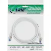 Cable de red InLine S/FTP PiMF Cat.6A libre de halógenos 500MHz blanco 1.5m