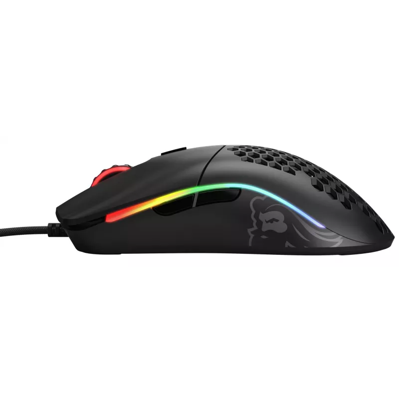Ratón Glorious Gaming Glorious Model O- Regular (Negro), diestro, óptico, USB Type-A, 3200 DPI, Negro