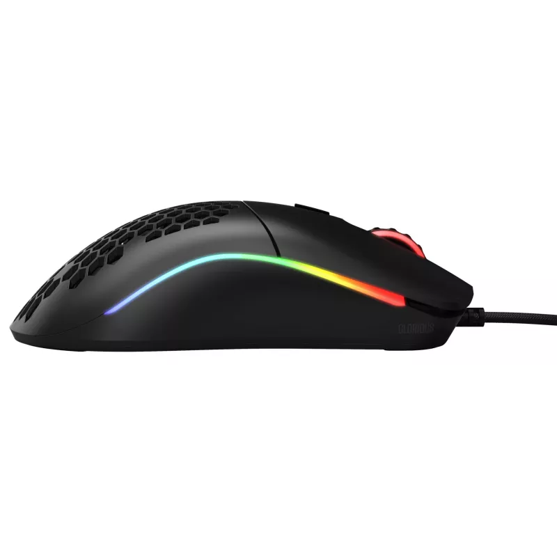 Ratón Glorious Gaming Glorious Model O- Regular (Negro), diestro, óptico, USB Type-A, 3200 DPI, Negro