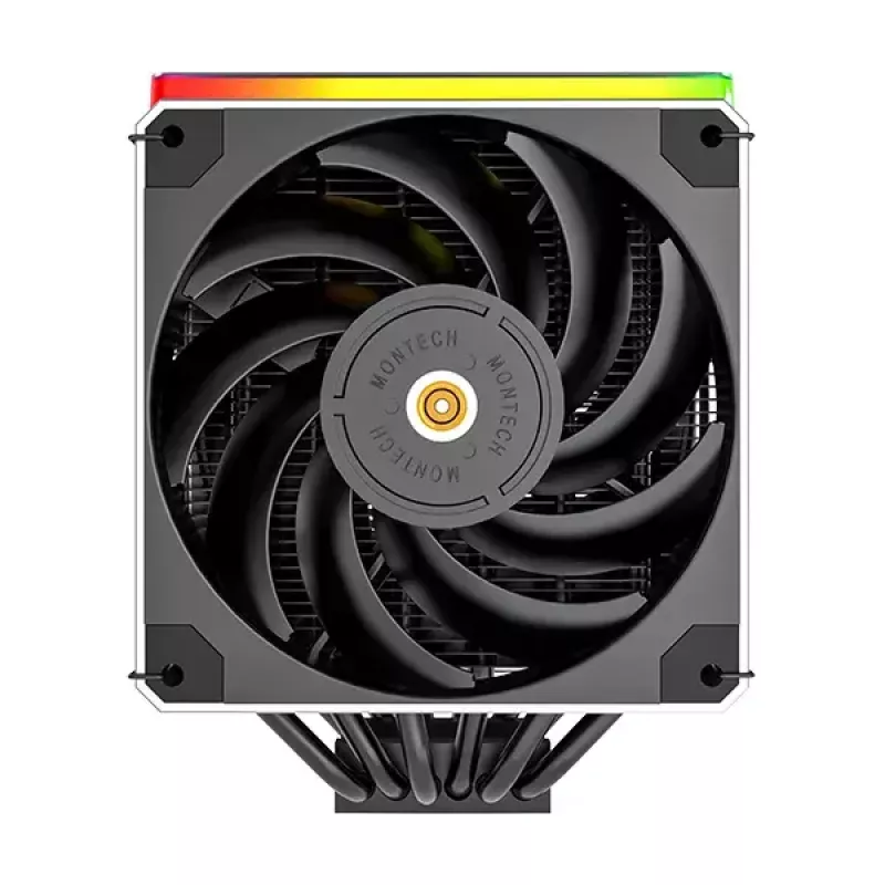 Disipador de aire Montech Metal DT24 Premium 12 cm 800-1950 rpm Negro