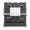 Disipador de aire Montech Metal DT24 Premium 12 cm 800-1950 rpm Negro