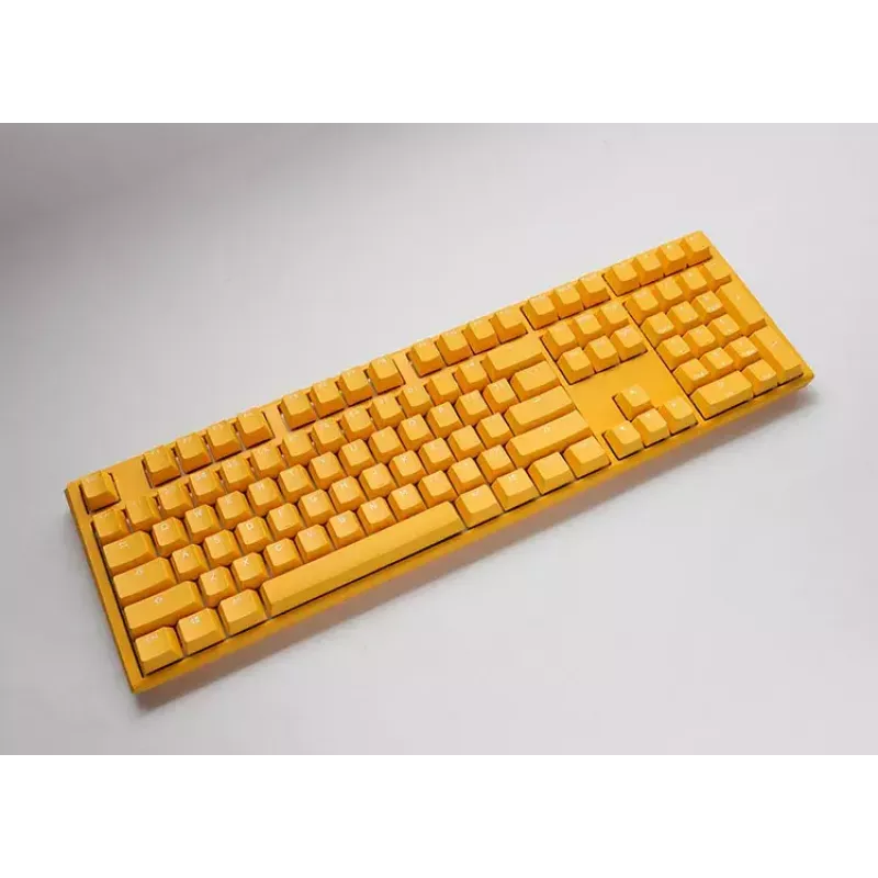 Teclado Ducky One 3 Amarillo gaming USB alemán mecánico RGB