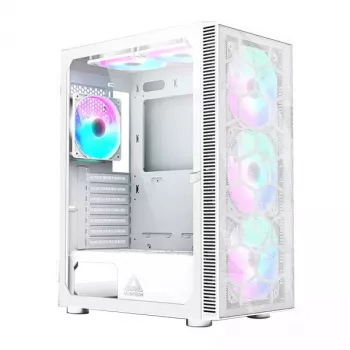 Caja de PC Montech X3 MESH torre Midi blanca