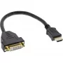 Adaptador InLine HDMI-DVI HDMI A macho / DVI hembra 0,2 m