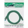 Cable de red InLine S/FTP PiMF Cat.6A libre de halógenos 500MHz verde 0,5m