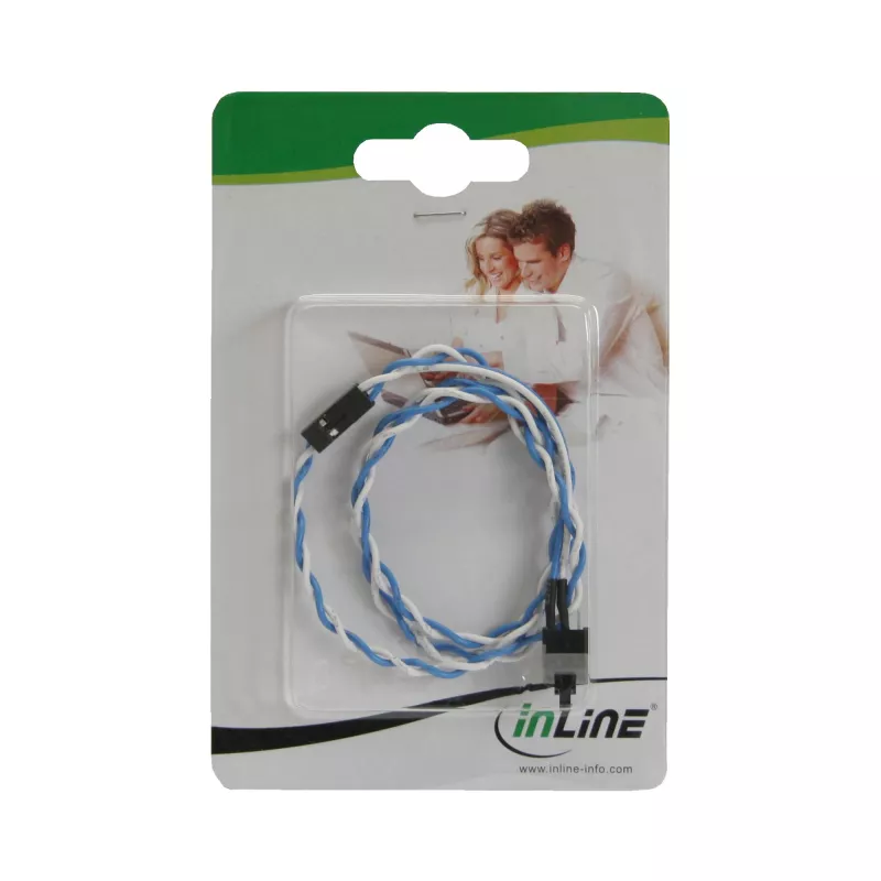 Botón de encendido y reinicio InLine con cable 30cm InLine 26648A