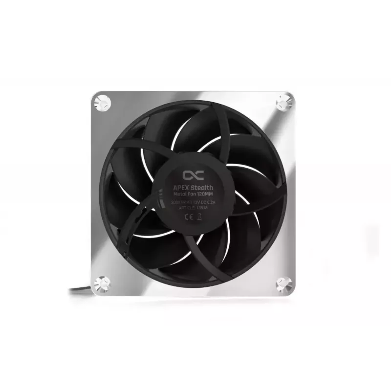 Ventilador Alphacool Apex Stealth Metall 12 cm 400-2000 RPM 20-29.9 dB