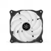 Ventilador Silverstone Air Blazer 120R 12 cm negro transparente rodamiento hidráulico