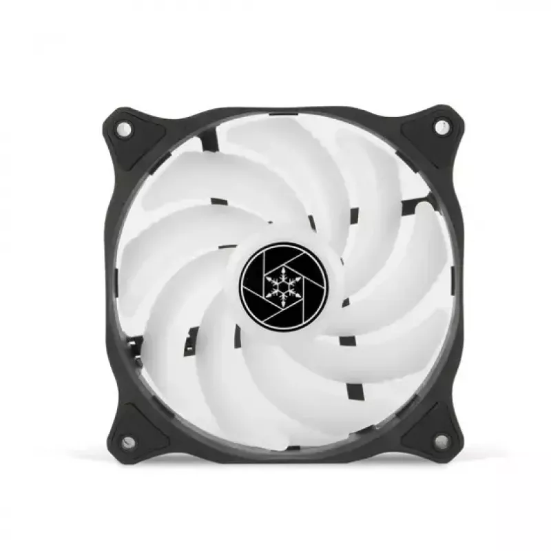 Ventilador Silverstone Air Blazer 120R 12 cm negro transparente rodamiento hidráulico