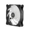 Ventilador Silverstone Air Blazer 120R 12 cm negro transparente rodamiento hidráulico