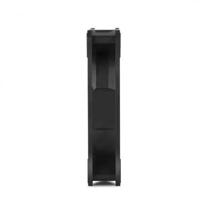 Ventilador Silverstone Air Blazer 120R 12 cm negro transparente rodamiento hidráulico
