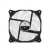 Ventilador Silverstone Air Blazer 120R 12 cm negro transparente rodamiento hidráulico