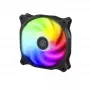 Ventilador Silverstone Air Blazer 120R 12 cm negro transparente rodamiento hidráulico