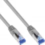Cable de red InLine S/FTP PiMF Cat.6A libre de halógenos 500MHz gris 10m