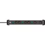 Regleta de alimentación Brennenstuhl 1391030601 3m 6 tomas de corriente para interior negro plata