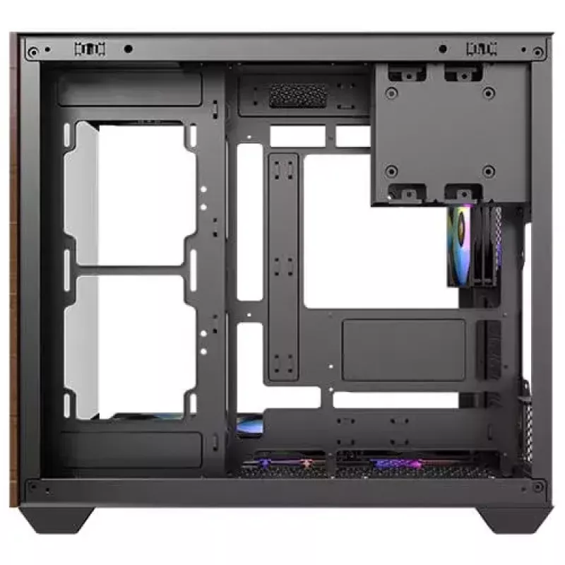 Caja de PC Antec CX800 torre Midi negra, efecto madera