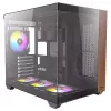 Caja de PC Antec CX800 torre Midi negra, efecto madera