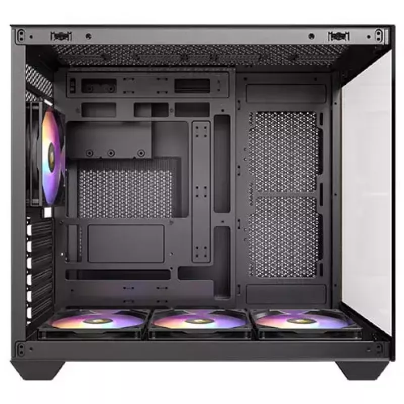 Caja de PC Antec CX800 torre Midi negra, efecto madera