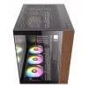 Caja de PC Antec CX800 torre Midi negra, efecto madera