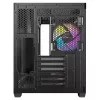 Caja de PC Antec CX800 torre Midi negra, efecto madera