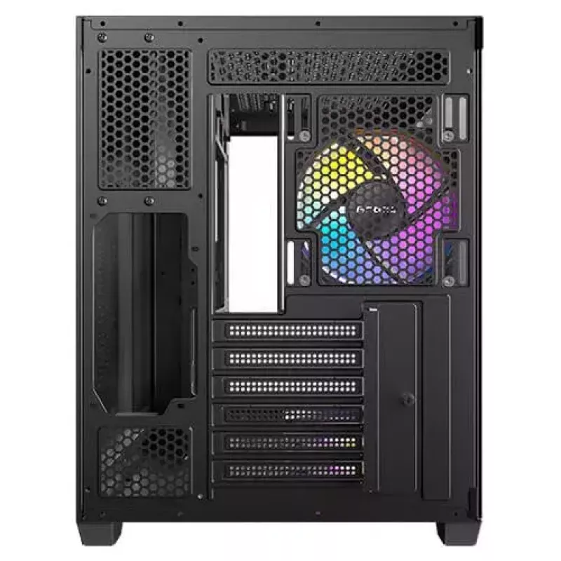Caja de PC Antec CX800 torre Midi negra, efecto madera