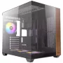 Caja de PC Antec CX800 torre Midi negra, efecto madera