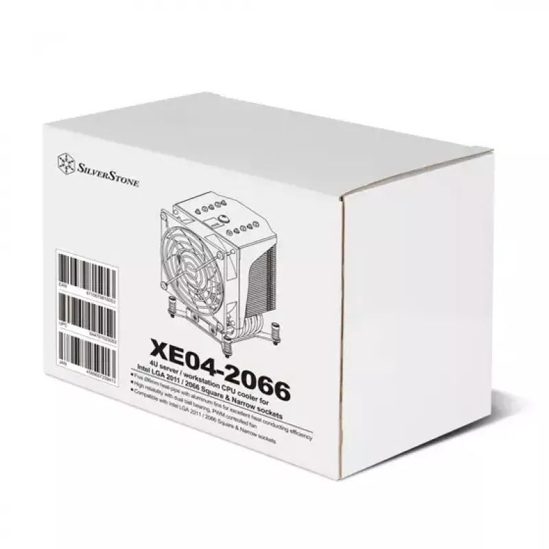 SilverStone SST-XE04-2066 disipador de CPU para servidor 4U, Intel LGA2011/2066