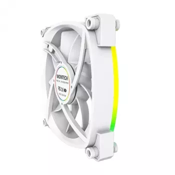 Módulo de ventilador Montech AX120 PWM 120mm 12V 3-pin 4-pin blanco