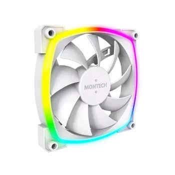 Módulo de ventilador Montech AX120 PWM 120mm 12V 3-pin 4-pin blanco