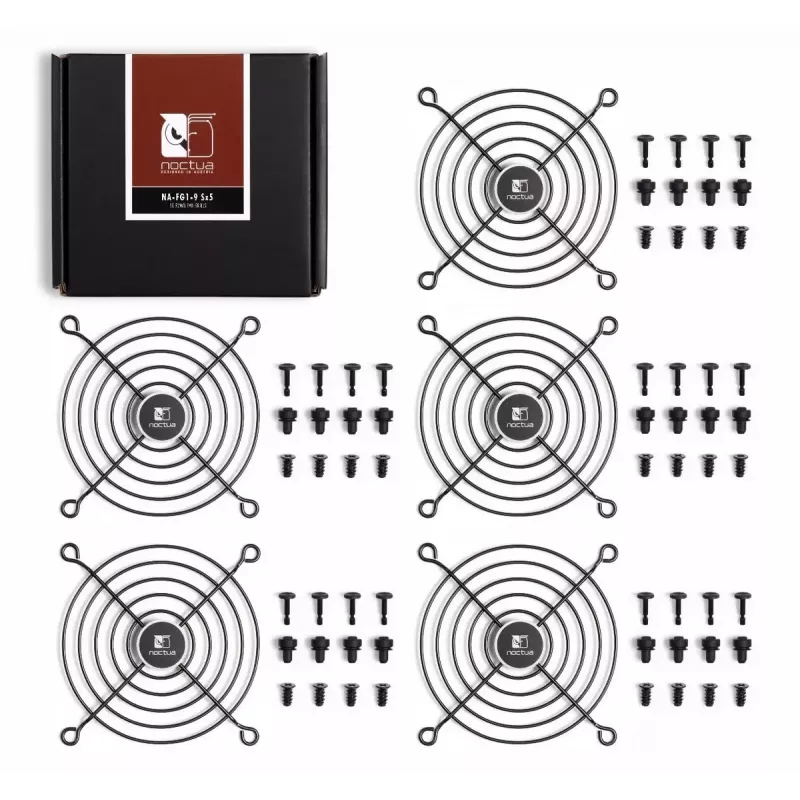 Rejilla para ventilador Noctua NA-FG1-9 SX5 acero 9,2 cm 5 uds.