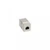 Adaptador InLine Cat.6, metal totalmente apantallado, 2x RJ45 hembra/hembra, directo
