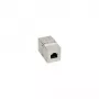 Adaptador InLine Cat.6, metal totalmente apantallado, 2x RJ45 hembra/hembra, directo