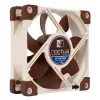 Noctua NF-A8 ULN ventilador de caja, 80 mm, 12 V, 3 pines, rodamiento SSO2, 1100–1400 rpm, 34,8 m³/h, 6,5–10,4 dB(A), beige/marrón