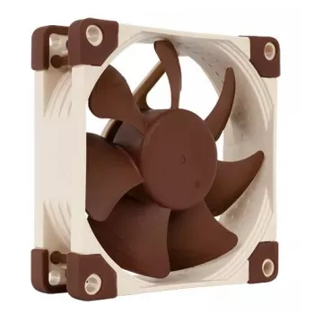 Ventilador Noctua NF-A8 ULN — ventilador de caja de 80 mm, 12 V, 1100–1400 rpm, 34,8 m³/h, 0,6 W, 6,5–10,4 dB