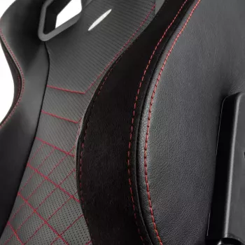Silla gaming noblechairs EPIC asiento acolchado negro rojo 120 kg