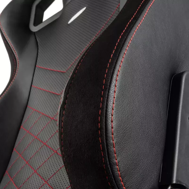 Silla gaming noblechairs EPIC asiento acolchado negro rojo 120 kg