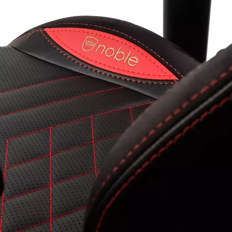 Silla gaming noblechairs EPIC asiento acolchado negro rojo 120 kg