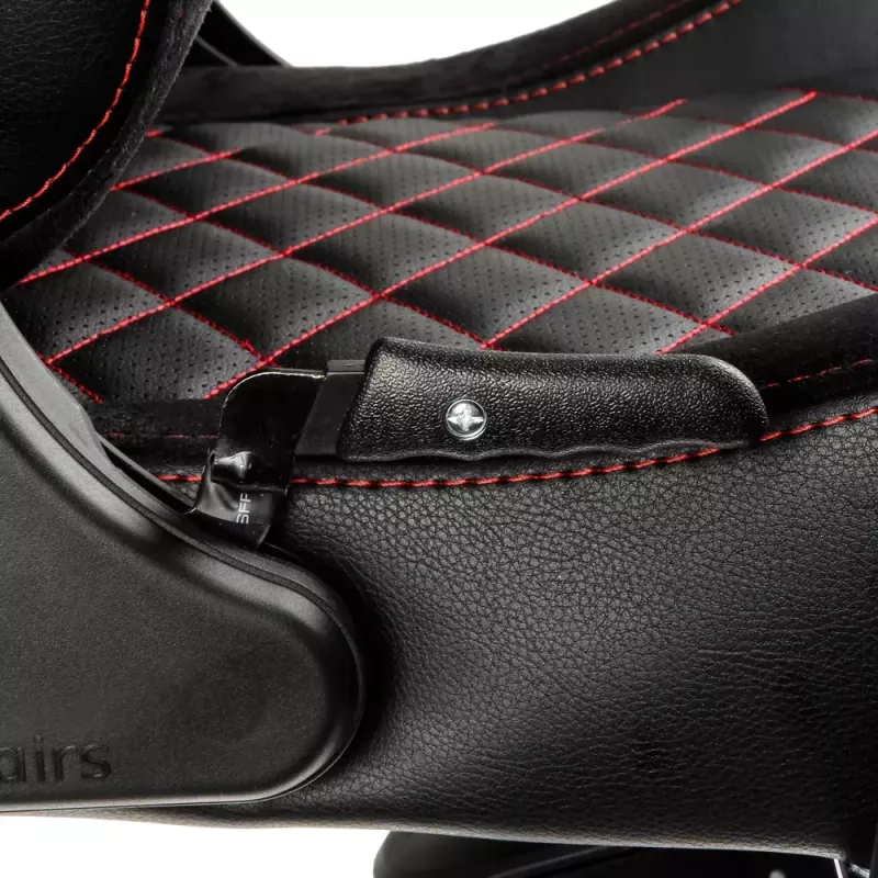 Silla gaming noblechairs EPIC asiento acolchado negro rojo 120 kg
