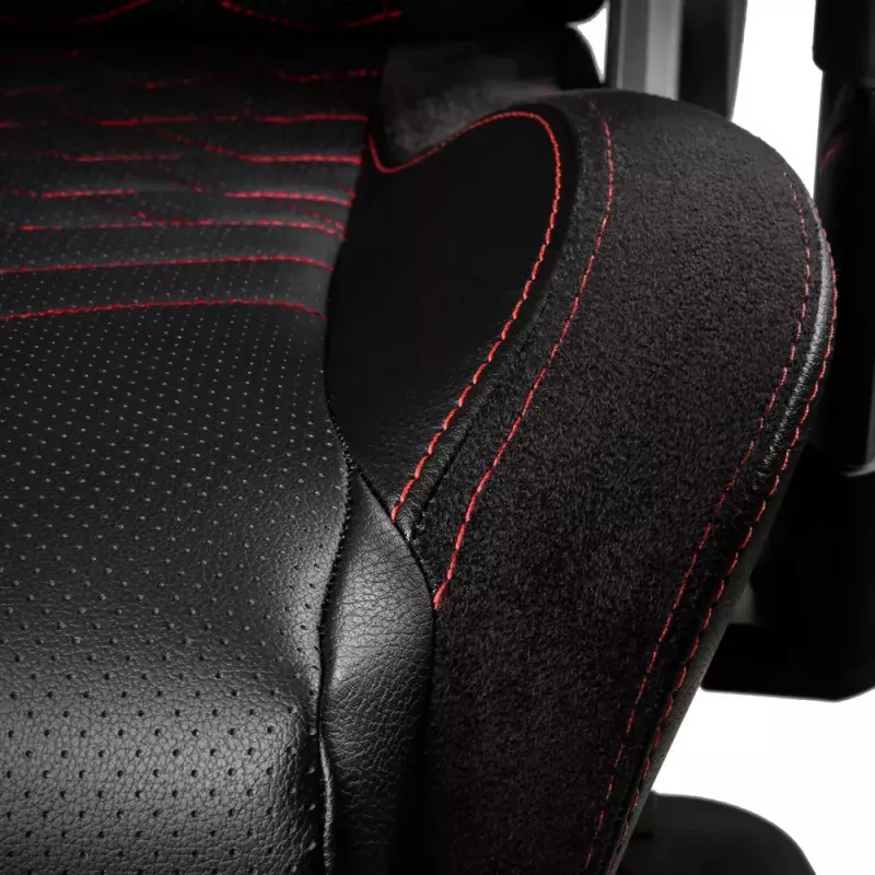 Silla gaming noblechairs EPIC asiento acolchado negro rojo 120 kg