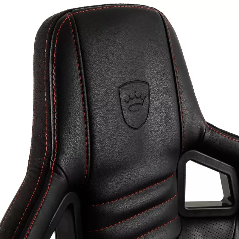 Silla gaming noblechairs EPIC asiento acolchado negro rojo 120 kg